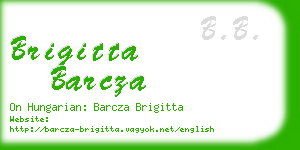 brigitta barcza business card
